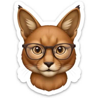 Caracal glasses  w sticker