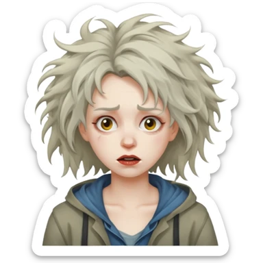 insane woman sticker