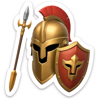 I need a Spartan emoji sticker