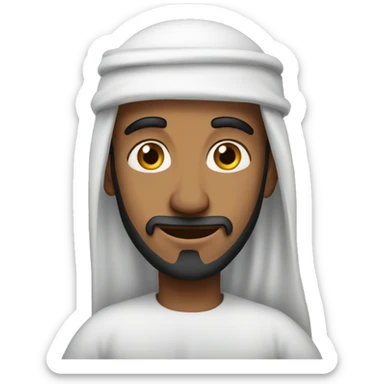 Arabian man sticker
