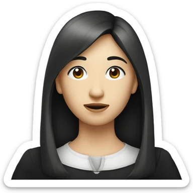 the letter a but bold gothic sticker