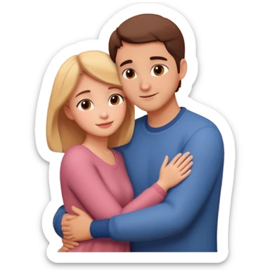 romantic movie scene sticker