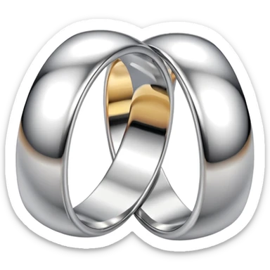 wedding ringsilver rings sticker