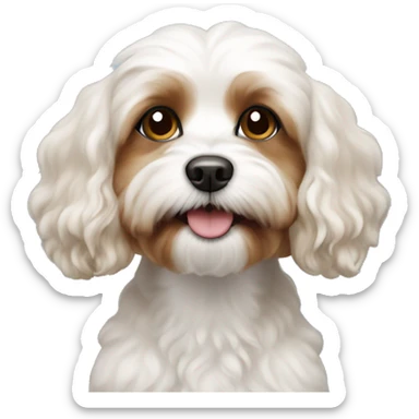 cavachon dog sticker