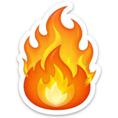 prayer fire sticker