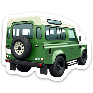 Land Rover Defender - Land Rover (Model Year: 2022) (Iconic colour: Green) sticker