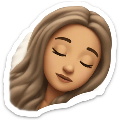 Ariana Grande sleeping sticker