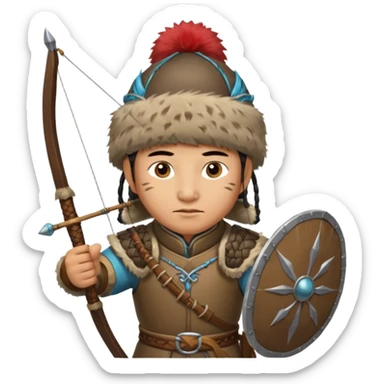Mongol Archer  sticker
