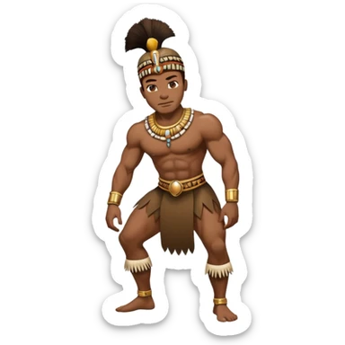 shaka zulu bending over sticker