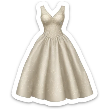 Hyper Realistic detailed luxury dress sticker