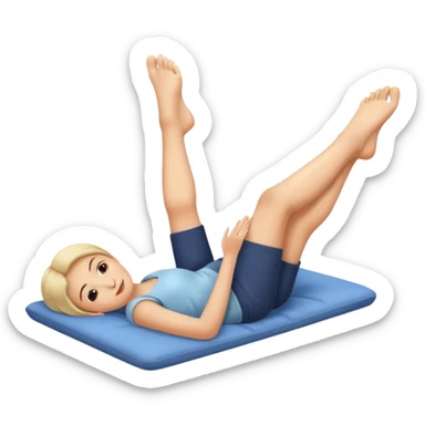 Kicking my feet up sticker