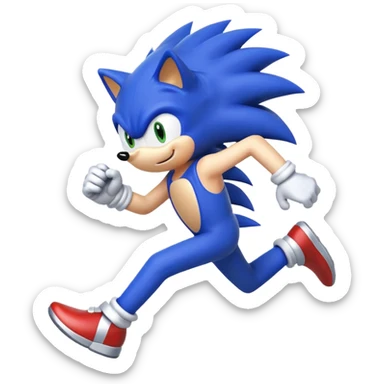 Sonic the hedgehog sticker