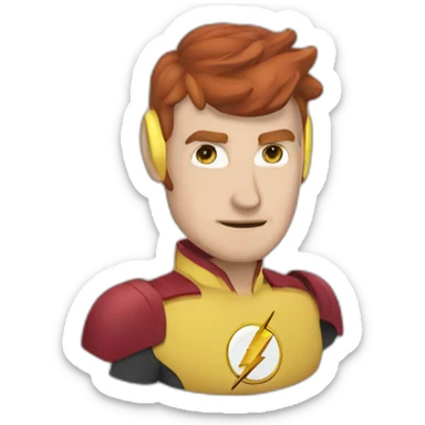 Flash macqueen sticker