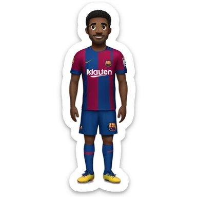 maillot barça sticker