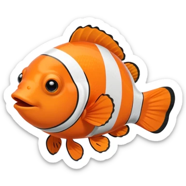 Nemo clownfish sticker