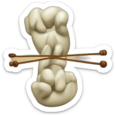 take this string "noegip a gnitae god" and reverse it sticker