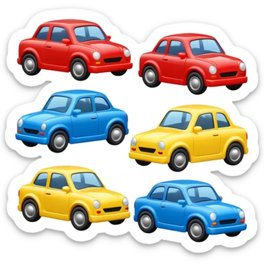 toy cars sticker