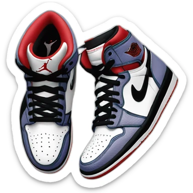 paires de chaussures air Jordan one sticker