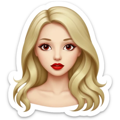 seductive woman sticker