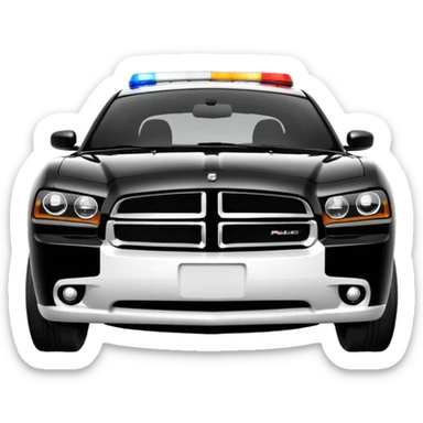 2008 Dodge Charger Police Interceptor sticker