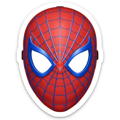 Spiderman maskemoji sticker