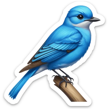 Isolated, ultra Realistic,  highly detailed, 4k, 1x1 size, clean lines, must have no background png, vivid vibrant, Verditer Flycatcher sticker