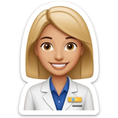 hotel receptionist sticker