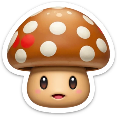 goomba mushroom from mario sticker