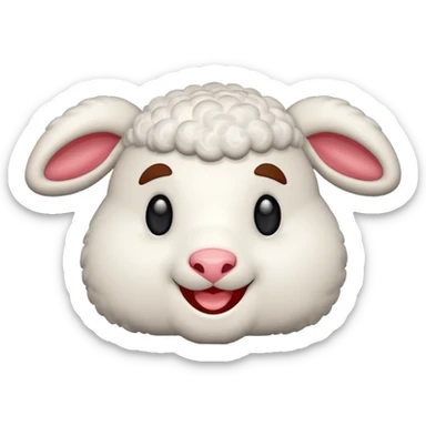 Lamb chop character emoji  sticker