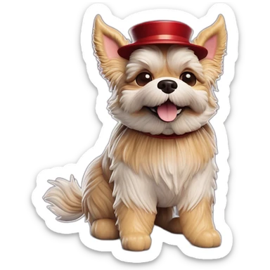  wizard of Oz Toto dog sticker