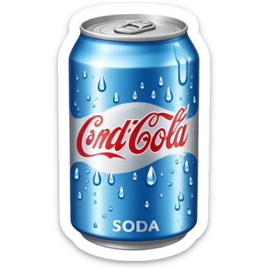 can of soda sticker