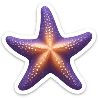Starfish sticker