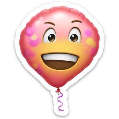 15th birthday balloon sticker