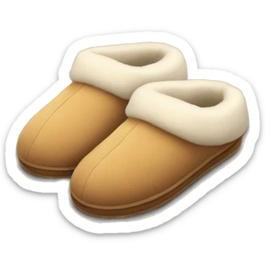 Cozy slippers sticker