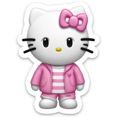 Hello kitty ea sticker