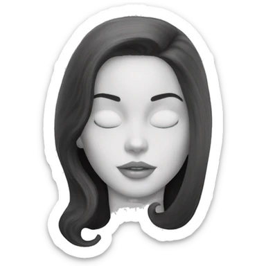 Lana del rey with nimbus sticker