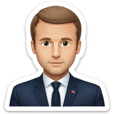Manuel Macron cite sticker