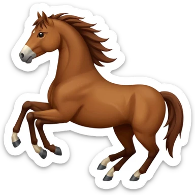 Mustang horse sticker