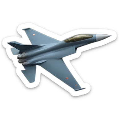 supersonic fighter jet sticker