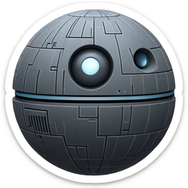 deathstar blueberry sticker