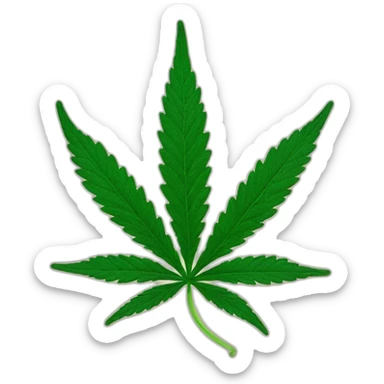 cannabis sticker