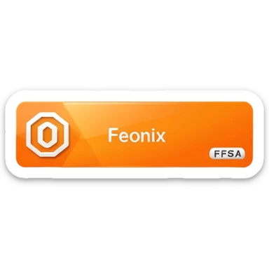 elegant horizontal banner with HEX code #FF6A00 sticker