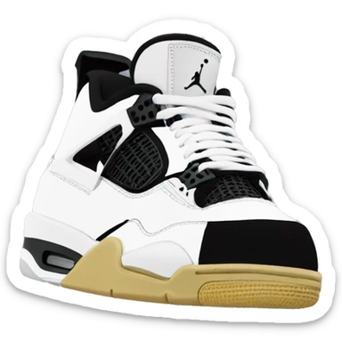 jordan 4 black cat sticker