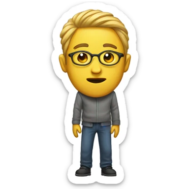 thing: a separate and self-contained entity sticker