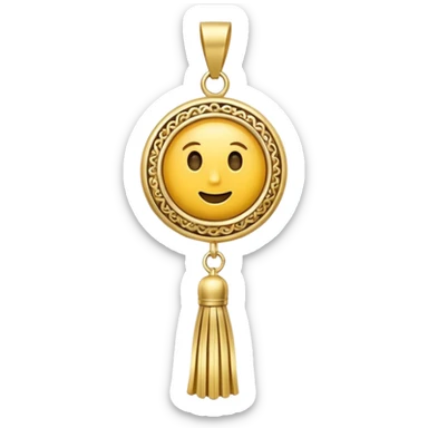 ade tassel pendant sticker