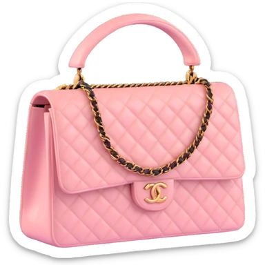 Light pink Chanel bag sticker