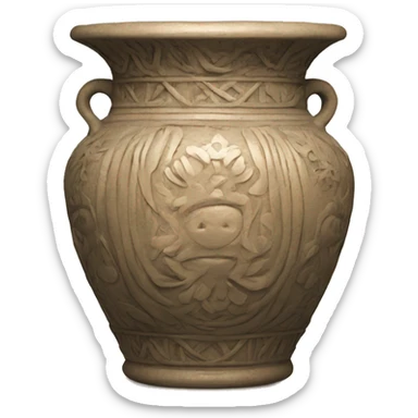 theriac vase sticker