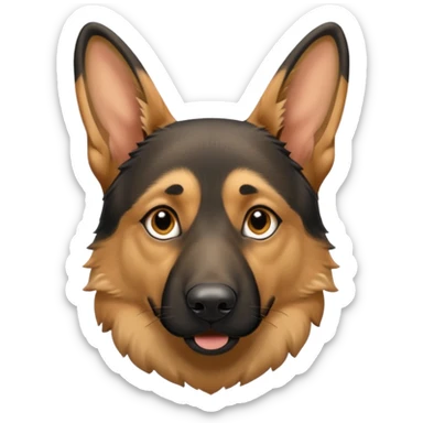German shepherd sticker
