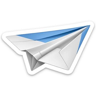 AVION DE PAPEL sticker