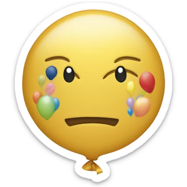 Happy Birthday balloon  sticker